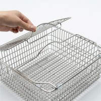 生產(chǎn)帶蓋子不銹鋼超聲波網(wǎng)籃工廠